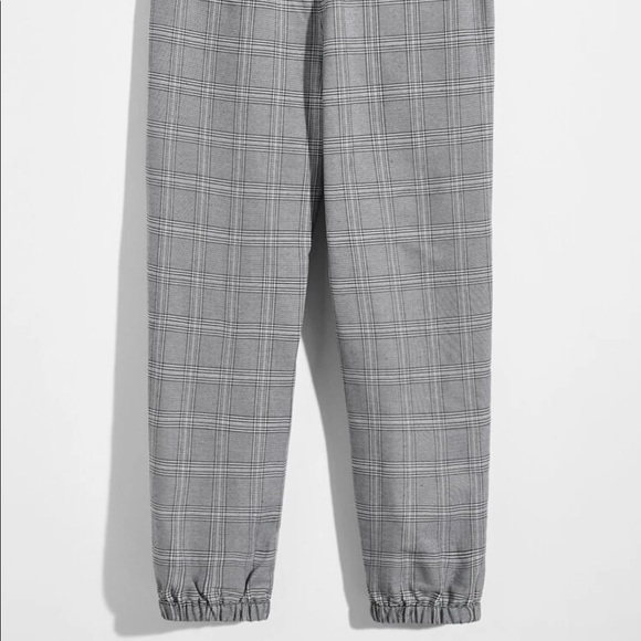Shein Mens Plaid Thin Joggers - Picture 4 of 4